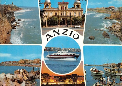 Cartolina anzio vedutine - cartolina,