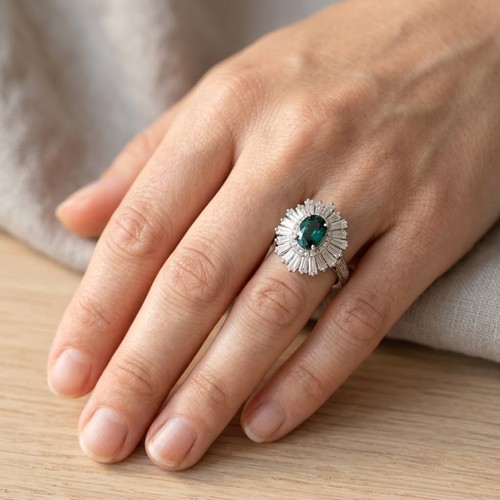 Anelli floreali argento - anelli,