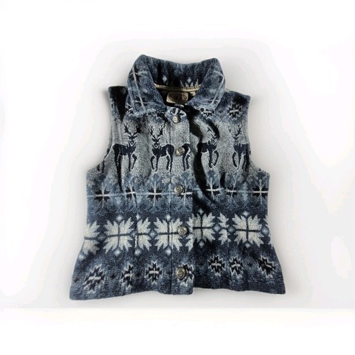 Gilet renna blu - , pile