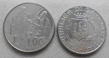 San Marino  100 Lire 1989 FDC