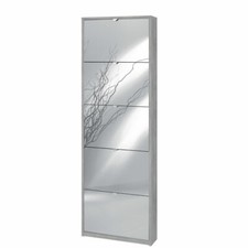 Armadio scarpiera slim cemento