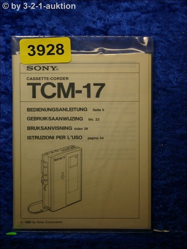 Sony manuale istruzioni tcm - manuale,