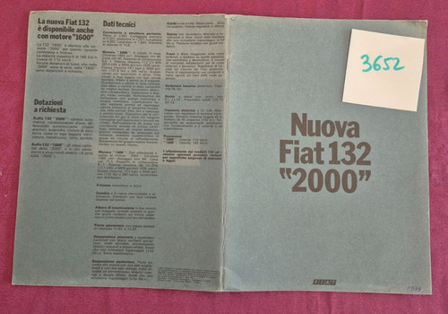 3652 nuova fiat 132 - ,