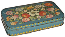 Scatola latta perugina - perugina, vintage