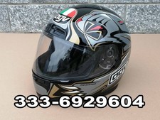 CASCO AGV QUASAR Q3 REPLICA MAX BIAGGI 1996 BLACK EDITION LIMITED RACING HELMET