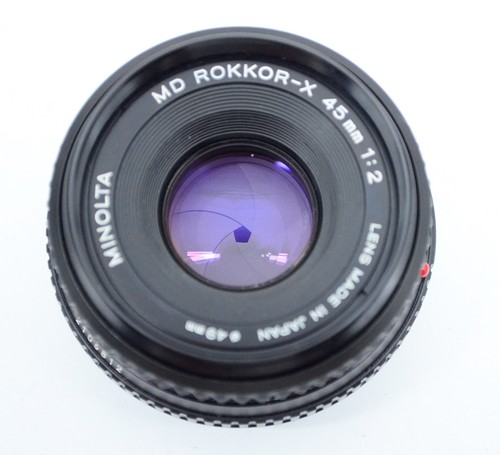Minolta mount rokkor 45 - minolta, rokkor-x