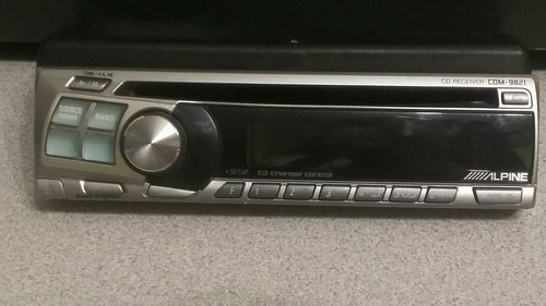 Alpine cdm 9821 radio - alpine,