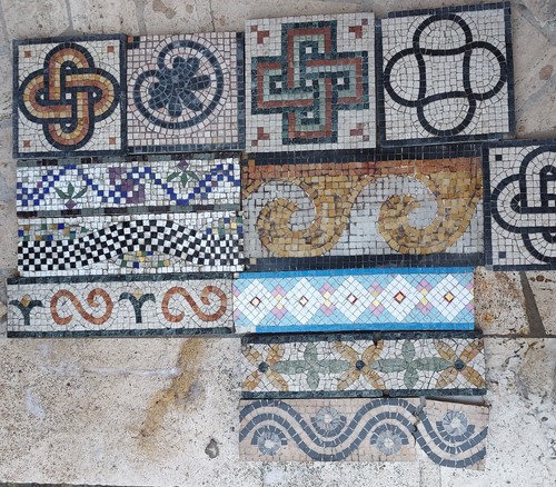Mosaico arte marmo - di, fasce
