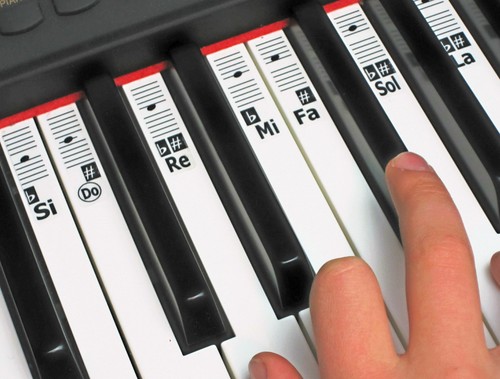 Solfège adesivi piano - solfège,