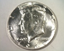1966 KENNEDY MEZZO DOLLARO A
