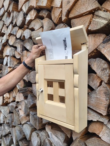 Cassetta postale legno - cassetta, buca