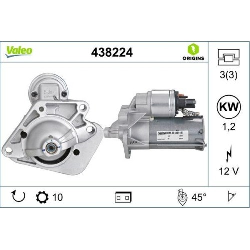 Motorino avviamento valeo - motorino, d'avviamento