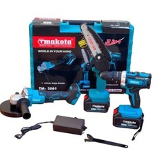 motosega a batteria 68v smerigliatrice angolare trapano avvitatore brushle3 in 1