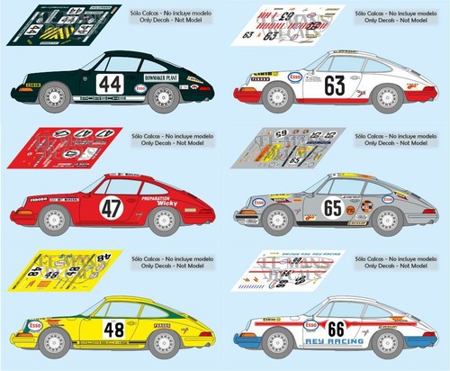 Decals porsche 911 mans - porsche,