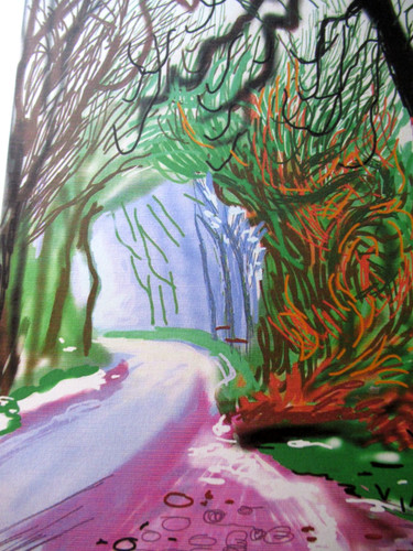 Litografia david hockney - litografia,