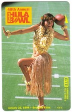 48th Hula Ciotola '94: Kodak Logo & Bambina Con Calcio 'Telefono' Telefono Card