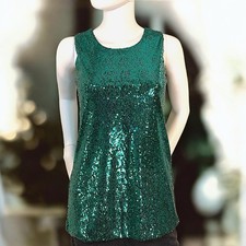 Canotta donna con paillettes