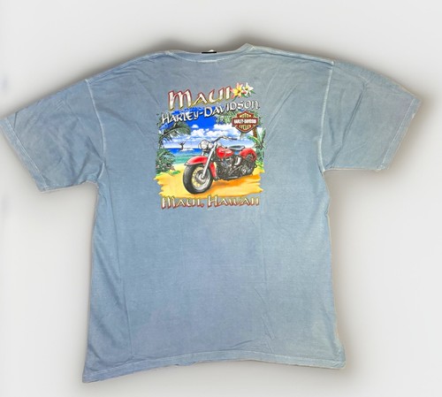 Shirt harley davidson maui - t-shirt,