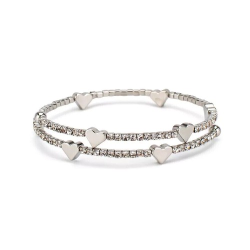 Bracciale tennis cuore donna - bracciale,