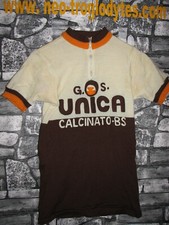 # Vintage Cycling Jersey Maglia Ciclismo bici GS Unica Brescia '70s Eroica