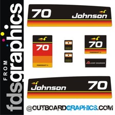 Johnson 70 CV decalcomanie