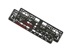 2x Portatarga Europea Telaio