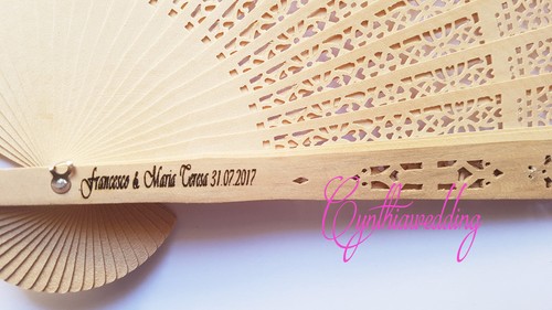 Pezzi ventagli legno - 35,