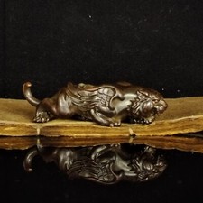 Antica statua cinese in bronzo