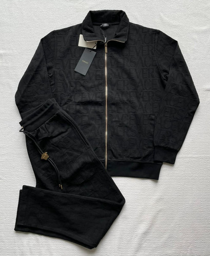 Versace tuta uomo - versace, nera