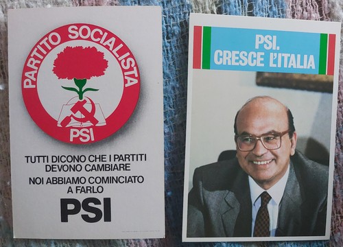 Cartoline psi partito - cartoline,
