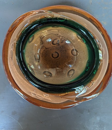 Murano orange green polveri - orange/green,