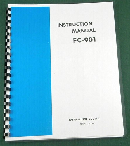 Yaesu 901 manuale - fc-901, di
