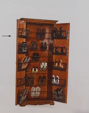 Arte Povera Mobile Portascarpe