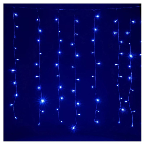 Tenda luminosa blu - blu, natalizia