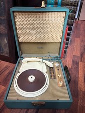 Giradischi vintage portatile Achof Milano con meccanica Perpetuum Ebner