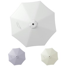 Outsunny Telo di Ricambio per Ombrellone con Presa d'Aria Ø295 cm