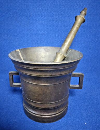 Antico mortaio bronzo - mortaio,