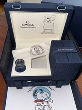 RARE Omega Speedmaster Snoopy Award 50th Anniversary Watch Box with Travel box