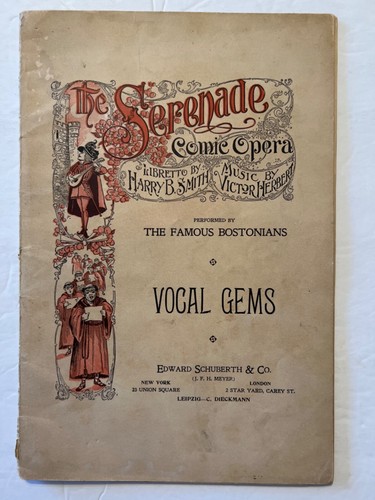 The serenade comic opera vocal - comic,