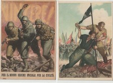 franchige militari di boccasile lotto di 2 viaggiate