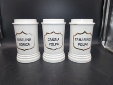 Lotto 3 Antichi barattoli vasi