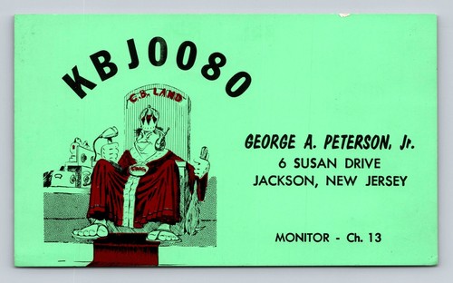 Qsl qso kbj0080 - cb, jackson