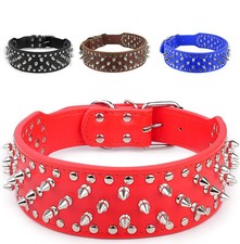 Collare per cani in pelle con