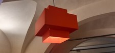 lampada a sospensione DUOADO di design, da interno, rossa o bianca, fai da te
