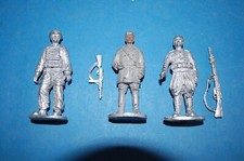 Edicola anni '80 3 Figurini Italiani della II^ Guerra Mondiale scala 54mm No Box