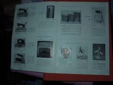 SIEMENS LISTINO DEL 1957 DI 8 PAGINE  CON IMMAGINI E PREZZI VERA RARITA'