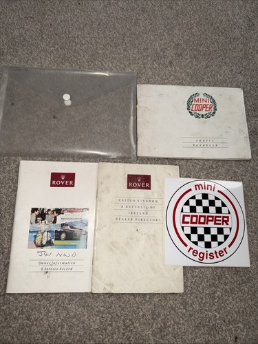 Rover mini cooper 1991 - cooper, manuale