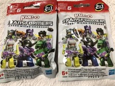 KRE-O Transformers KREON Micro-Changers confezione da 2 figurine usate da...