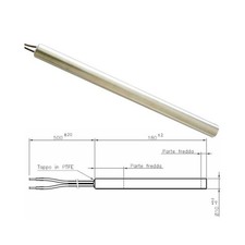 Resistenza Candeletta Stufa a Pellet 10mm 320W 180mm Montegrappa