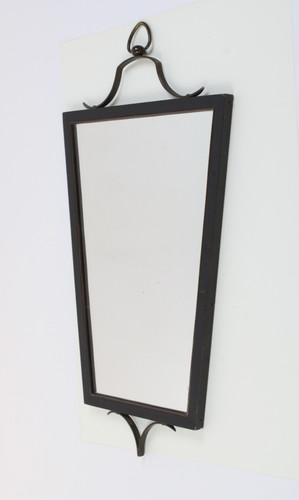 Specchio parete nero - specchio,